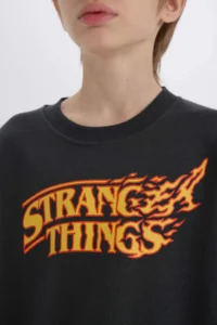 DeFacto Stranger Things Crew Neck Sweatshirt Boy - Image 5