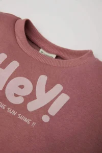 DeFacto Baby Girl Printed Sweatshirt - Image 2