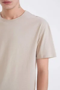 DeFacto 100% Cotton Heavy Material T-Shirt - Image 5