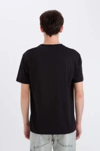 DeFacto 100% Cotton Heavy Material T-Shirt - Image 4