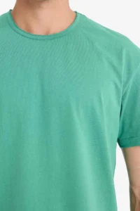 DeFacto 100% Cotton Heavy Material T-Shirt - Image 5