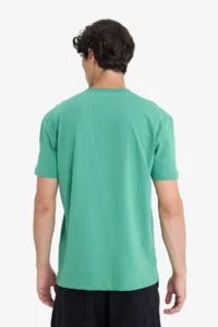 DeFacto 100% Cotton Heavy Material T-Shirt - Image 6