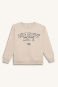 DeFacto Boy's Crew Neck Printed Sweatshirt - Image 7