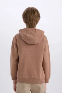 DeFacto Hooded Printed Sweatshirt Boy - Image 6