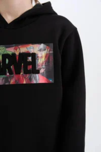 DeFacto Marvel Avengers Hooded Sweatshirt Boy - Image 4