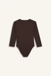 DeFacto Regular Fit Crew Neck Basic Straight Half Sleeve Snap Fastener Body - Image 6