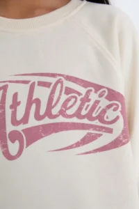 DeFacto Relax Fit Crew Neck Printed Sweatshirt Girl - Image 5