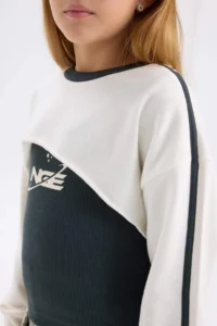 DeFacto Crew Neck Printed Sweatshirt Girl - Image 5