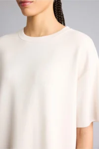 DeFacto Oversize Wide Fit Crew Neck Modal Short Sleeve T-Shirt - Image 4