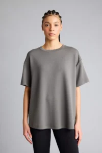 DeFacto Oversize Crew Neck Sports Modal Short Sleeve T-Shirt - Image 3