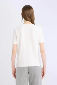 DeFacto 100% Cotton Regular Fit T-Shirt - Image 5