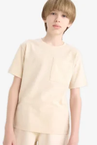 DeFacto Crew Neck Short Sleeve T-Shirt Boy - Image 3