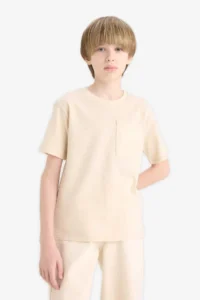 DeFacto Crew Neck Short Sleeve T-Shirt Boy - Image 5