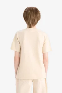 DeFacto Crew Neck Short Sleeve T-Shirt Boy - Image 8