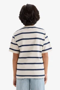 DeFacto Striped T-Shirt Boys' - Image 5