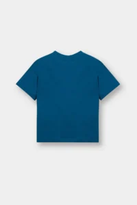 DeFacto Regular Fit Slogan Patterned Short Sleeve T-Shirt for Baby Boy - Image 3