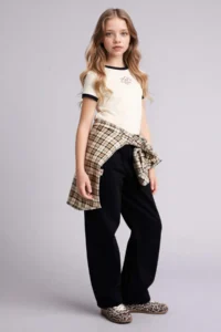 DeFacto Slim Fit Printed Ribbed Camisole T-Shirt Girl - Image 3