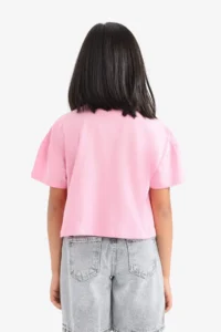 DeFacto Snoopy Crew Neck Short Sleeve T-Shirt Girls - Image 6