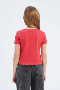 DeFacto Tom & Jerry Cropped Fit Crew Neck Short Sleeve T-Shirt Girls - Image 8