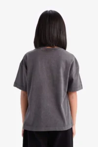 DeFacto Pink Panther Oversize Wide Fit Crew Neck Short Sleeve T-Shirt Girl - Image 6