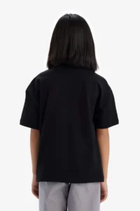 DeFacto Relax Fit Crew Neck Basic Plain Short Sleeve T-Shirt Girl - Image 6
