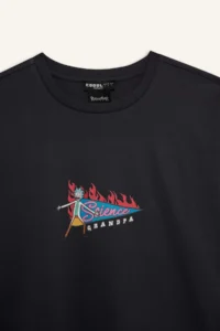 DeFacto 100% Cotton Rick and Morty Oversize Back Printed T-Shirt - Image 8