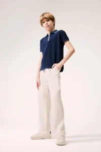 DeFacto Polo Neck Pique Short Sleeve T-Shirt Boy - Image 2