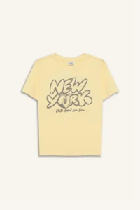 DeFacto Crew Neck Printed Short Sleeve T-Shirt Boy - Image 8