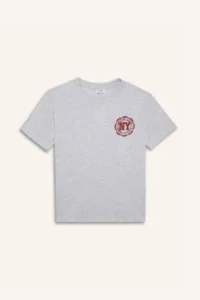 DeFacto Crew Neck Back Printed Short Sleeve T-Shirt Boy