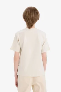 DeFacto Crew Neck Printed Short Sleeve T-Shirt Boy - Image 6