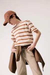 DeFacto Crew Neck Striped Short Sleeve T-Shirt Boy