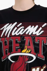 DeFacto NBA Miami Heat Crew Neck Short Sleeve T-Shirt Boy - Image 7