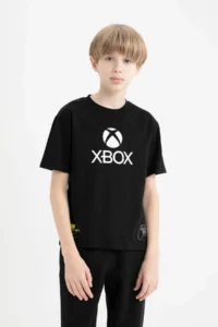 DeFacto Xbox Black Boys' T-Shirt D9562A8/BK81 - Image 3