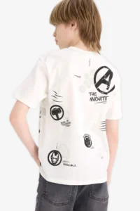 DeFacto Marvel Avengers Crew Neck Short Sleeve T-Shirt Boy