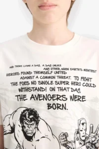 DeFacto Marvel Avengers Crew Neck Short Sleeve T-Shirt Boy - Image 7