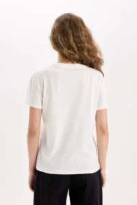 DeFacto Regular Fit Crew Neck Printed Short Sleeve T-Shirt - Image 6