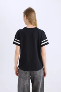 DeFacto 100% Cotton Printed T-Shirt - Image 5