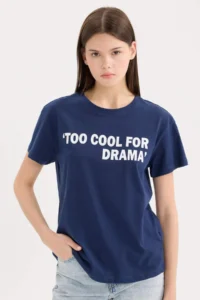 DeFacto 100% Cotton Printed T-Shirt