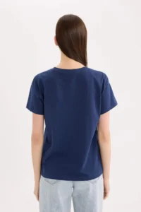 DeFacto 100% Cotton Printed T-Shirt - Image 6