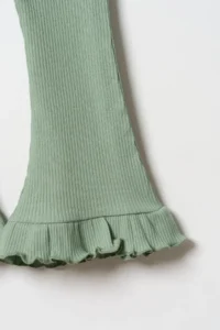 Minipodyum Girls' Frilly İspanyol Hem Leggings - Image 3