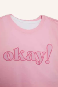DeFacto Crew Neck Printed Short Sleeve T-Shirt Girl Child - Image 8