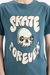 DeFacto Crew Neck Printed Short Sleeve T-Shirt Boy - Image 5