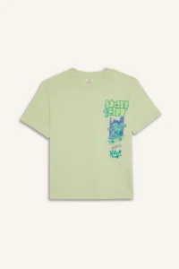 DeFacto Crew Neck Printed Short Sleeve T-Shirt Boy - Image 7
