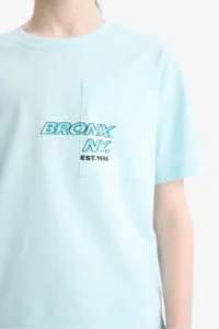 DeFacto Crew Neck Printed Short Sleeve T-Shirt Boy - Image 6