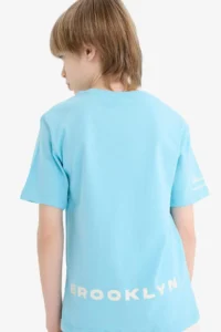 DeFacto Crew Neck Printed Short Sleeve T-Shirt Boy - Image 6