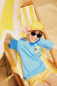 DeFacto Crew Neck Printed Short Sleeve T-Shirt Boy