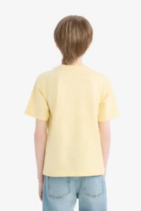 DeFacto Crew Neck Printed Short Sleeve T-Shirt Boy - Image 6