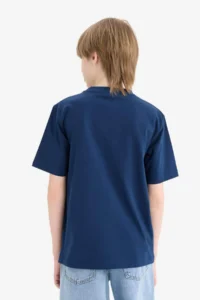 DeFacto Crew Neck Printed Short Sleeve T-Shirt Boy - Image 6