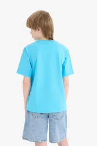 DeFacto Mavi Boys' T-Shirt E0187A8/TR230 - Image 6