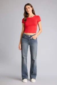 DeFacto Fitted Rib T-Shirt - Image 2